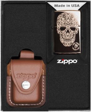 Zestaw ZIPPO Zapalniczka ANNE STOKES SKULL prezentowy*nr2