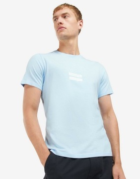 BARBOUR T-SHIRT OKRĄGŁY DEKOLT NADRUK LOGO DKV NG9__XL