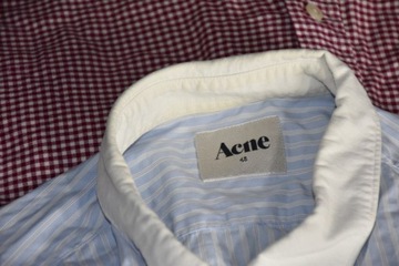 Acne Jeans business shirt koszula męska 48 paski