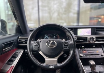 Lexus IS III Sedan Facelifting 200t 245KM 2018 Lexus IS IS 200t 300 F Sport FV23 Salon PL Czerwone wnetrze, zdjęcie 13