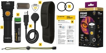 АККУМУЛЯТОРНЫЙ ФОНАРЬ PRIME C2 PRO MAX 4000 ЛЮМЕН ХОЛОДНЫЙ БЕЛЫЙ СВЕТ