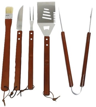 Набор из 18 аксессуаров для гриля в чемодане.