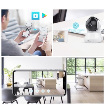 1080P WiFi камера безопасности домашняя IP-камера радионяня камера наблюдения