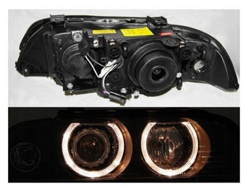 SVĚTLOMET SVĚTLA PŘEDNÍ BMW E39 ANGLIE EYES D2S /