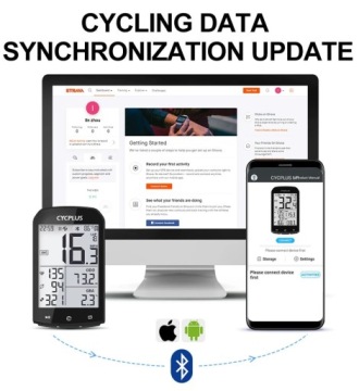 GPS-счетчик Cycplus M1 ANT+ с креплением Riderace