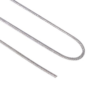 1 м, 32-жильный, устойчивый к высоким температурам витой серебряный провод для динамика с