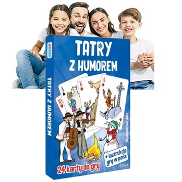 GRA KARCIANA Karty do Gry Tatry z Humorem ZESTAW