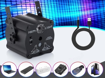 ЛАЗЕРНЫЙ ПРОЕКТОР СВЕТОДИОДНЫЙ ЛАЗЕР 8ВТ RGB DISCO DJ СТРОБЕСКОП 60 МОДЕЛЕЙ + ПУЛЬТ ДУ