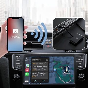 АДАПТЕР БЕСПРОВОДНОЙ АВТОМОБИЛЬНОЙ ИГРЫ БЕСПРОВОДНОЙ КЛЮЧ ДЛЯ APPLE IOS AUTO CONNECT