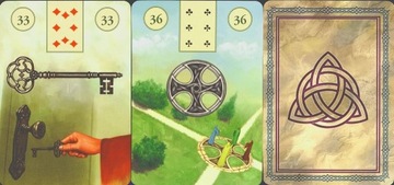 Pagan Lenormand Oracle Instr.pl Cards