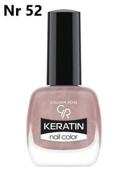 Lakier do paznokci keratyna Golden Rose Keratin 52