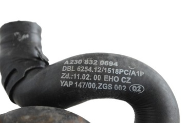 MERCEDES SL500 PŘÍVOD WAZ CHLADIČŮ R230 2002 RHD