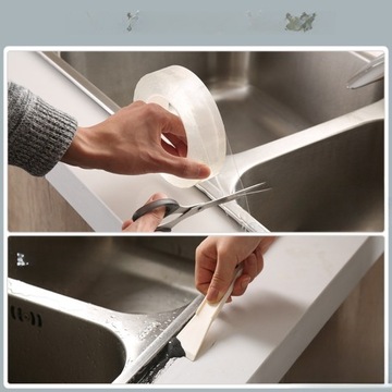 САМОКЛЕЯЩАЯСЯ ВОДОНЕПРОНИЦАЕМАЯ УПЛОТНИТЕЛЬНАЯ ЛЕНТА ДЛЯ ВАННОЙ КОМНАТЫ