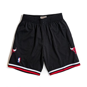 SPODENKI MITCHELL&NESS NBA SWINGMAN SHORTS CHICAGO BULLS - BLACK - XL