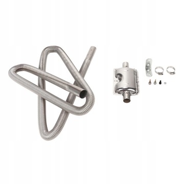 Выхлопная труба стояночного отопителя с глушителем