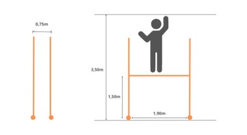 Alumexx FS 75 алюминиевые передвижные леса 3,5 м
