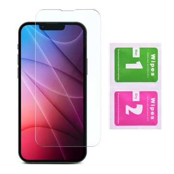 Чехол для iPhone 13 / iPhone 14 ПРОЗРАЧНЫЙ + 6xСТЕКЛА