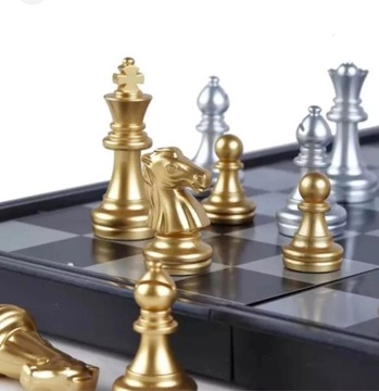 SZACHY MAGNETYCZNE NA MAGNES PIONKI GRA RODZINNA STRATEGICZNA LOGICZNA