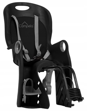 ЗАДНЕЕ ВЕЛОСИПЕДНОЕ СИДЕНЬЕ 22 КГ, ОТ РАМЫ ДО БАГАЖНИКА, БЕЗОПАСНОЕ, РЕГУЛИРУЕМОЕ