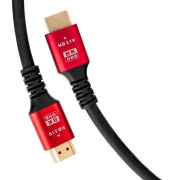 KABEL HDMI 2.1 8K 60Hz / 4K 120Hz UHD HDR eARC VRR 48Gbps SPEED PRZEWÓD 5m