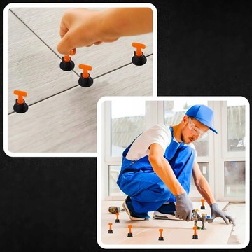 СИСТЕМА ВЫРАВНИВАНИЯ ПЛИТКИ КЛИНЬЯ ЗАЖИМ КЛЮЧ ДЛЯ ДЕРЖАТЕЛЯ КЛИНА 151 шт.