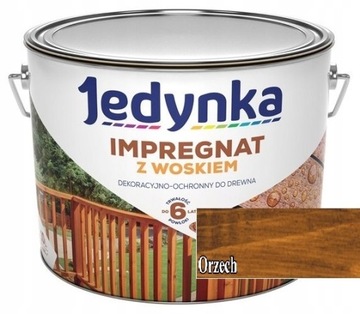 JEDYNKA ПРОПИТКА ДЛЯ ДЕРЕВА С ВОСКОМ 5л ОРЕХОВЫЙ