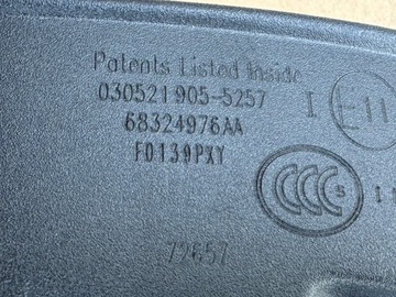 DODGE CHARGER SRT ZRCÁTKO VNITŘNÍ 2015+