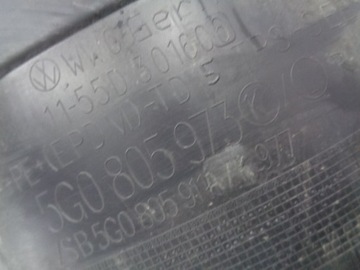 PODBĚH LEVÝ PŘEDNÍ VW GOLF VII HB 5 DVEŘE GTI 2.0 TSI 2014-