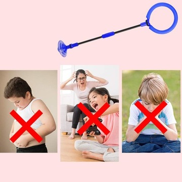 СКАЛАВКА ДЛЯ НОГ HULA-HOP СВЕТОДИОДНОЕ КОЛЬЦО ШКИПЕР ДЛЯ ДЕТЕЙ СКЛАДНОЙ СИНИЙ