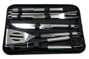 PRZYBORY DO GRILLA ZESTAW DO GRILLOWANIA 10el