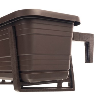 БАЛКОННАЯ ЯЩИКА ЦВЕТОЧНЫЙ ГОРШОК ЦВЕТОЧНЫЙ ВАЗ 50см РУЧКИ ПОДСТАВКА БАЛКОННАЯ БАЛЮСТРАДА