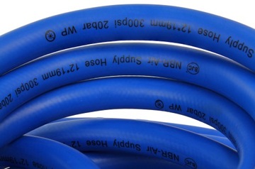 ШЛАНГ NBR РЕЗИНОВЫЙ ПНЕВМАТИЧЕСКИЙ ШЛАНГ 12x19 мм 10м