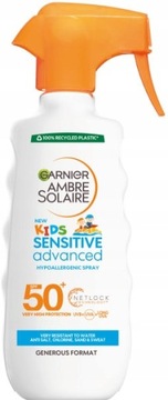 GARNIER Ambre Solaire Kidsr Sensitive Advanced SPF 50+ Ochronny spray 300ml