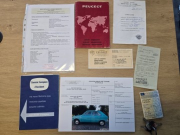 Peugeot 104 1977 Peugeot 104 Wersja GL Pojazd Zabytkowy 1977 Żółte tablice Kolekcjonerski, zdjęcie 29