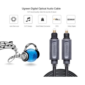 Оптический кабель Toslink Audio Digital Gold 1,5 м