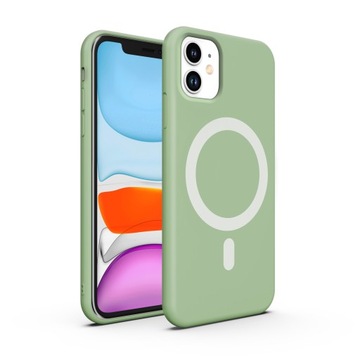 ETUI PREMIUM SILICONE MAGSAFE DO IPHONE 11
