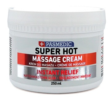 PASMEDIC Krem do masażu Super Hot 250 ml
