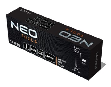 Гвозди оцинкованные для пневматического степлера (14-570), GA18, тип 300