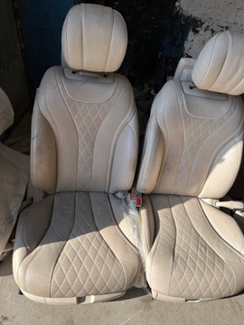 MERCEDES S TŘÍDA W222 SEDADLA SEDAČKY PŘEDNÍ DISPLEJ