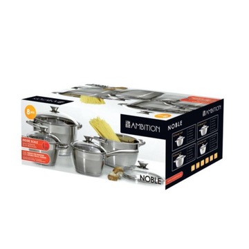 AM-NOBLE НАБОР ГОРШКОВ, ИЗ 8 ПРЕДМЕТОВ