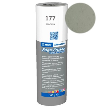 FUGA FRESCA ULTRACARE 160g MAPEI farba poliuretanowa do fug 177 szałwia