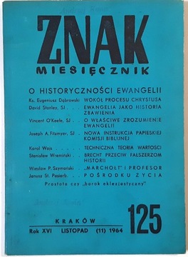 ZNAK MIESIĘCZNIK 125 1964