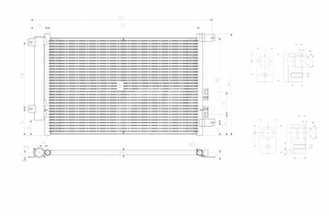 HART KONDENZÁTOR KLIMATIZACE ALFA 147 1.9JTD 01-