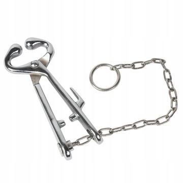 Щипцы для скота с цепью