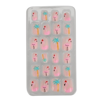 НАКОНЕЧНИКИ НАСКУССТВЕННЫЕ НОГТИ ДЛЯ ДЕТЕЙ МИШКИ ТЕДДИ, 24 ШТ.