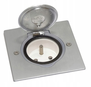 Gniazdo podłogowe z/u FLOOR BOX INOX Legrand IP44
