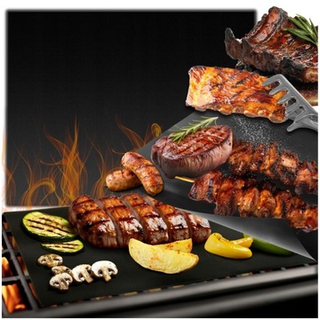 WIELORAZOWA MATA na grilla TEFLONOWA TACKA NA GRILL RUSZT PIECZENIA BBQ 1x