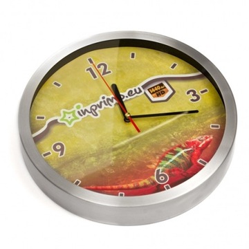 ZEGARY METALOWE Z NADRUKIEM LOGO TANIO 5 SZT