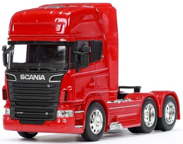WELLY CIĘŻARÓWKA SCANIA V8 R730 TIR METALOWY KOŃ 6-KOŁOWA TRZY OSIOWA