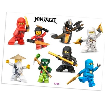 NAKLEJKI NAGRODY MOTYWACYJNE LEGO Ninjago1385